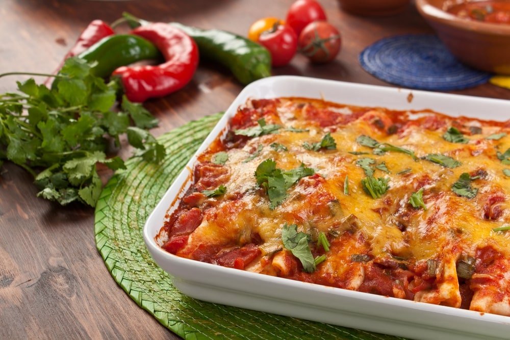 Easy Chicken Enchiladas