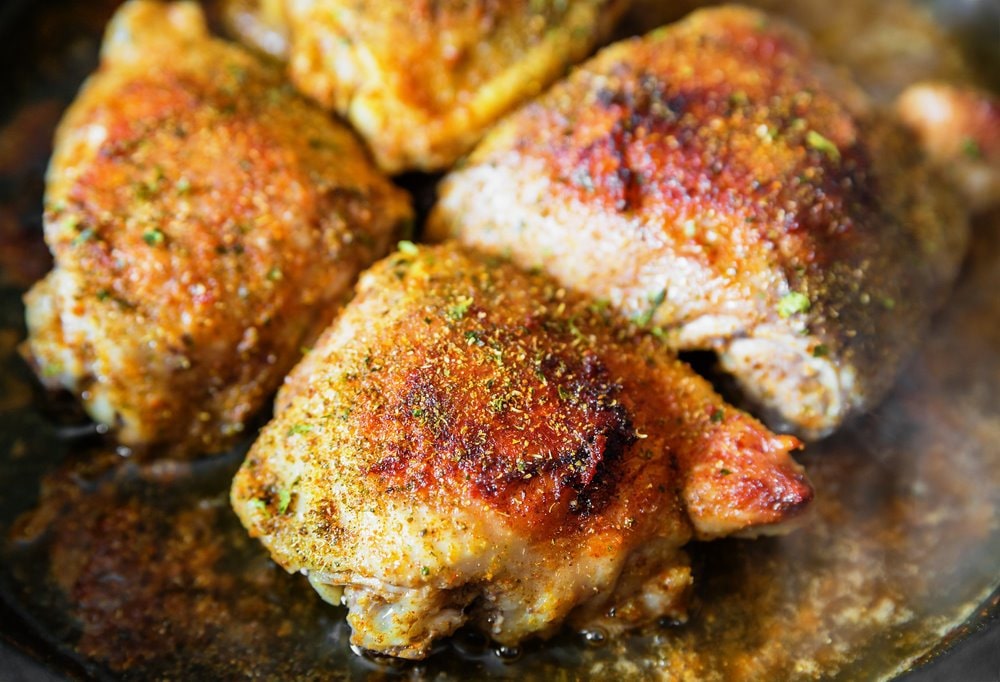 pan fried chicken thighs