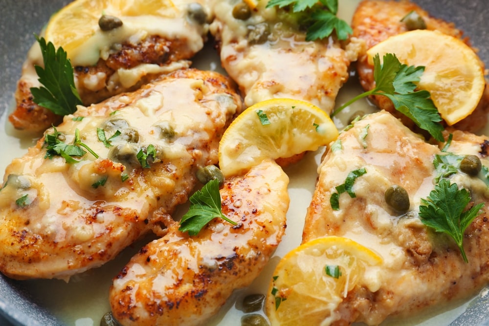 keto chicken piccata