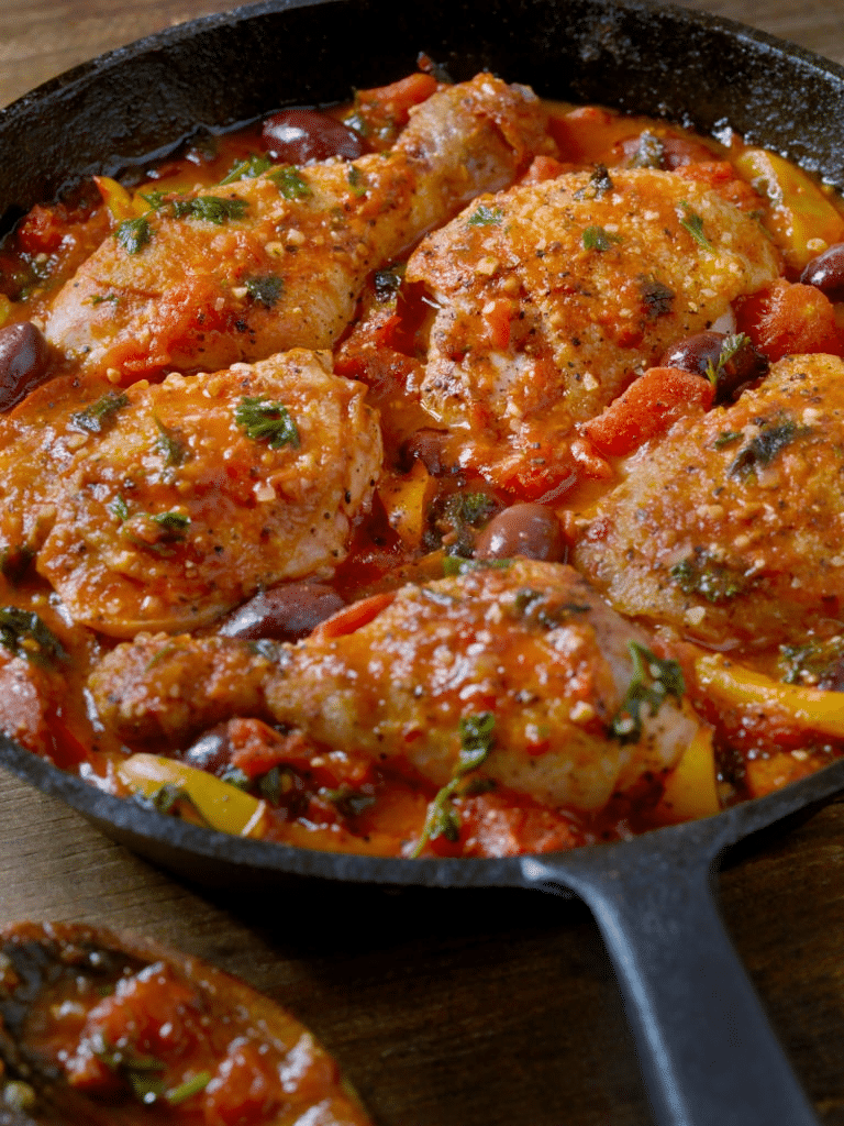 easy keto chicken cacciatore