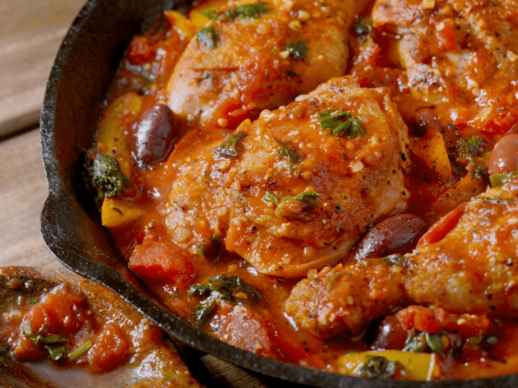 keto chicken cacciatore