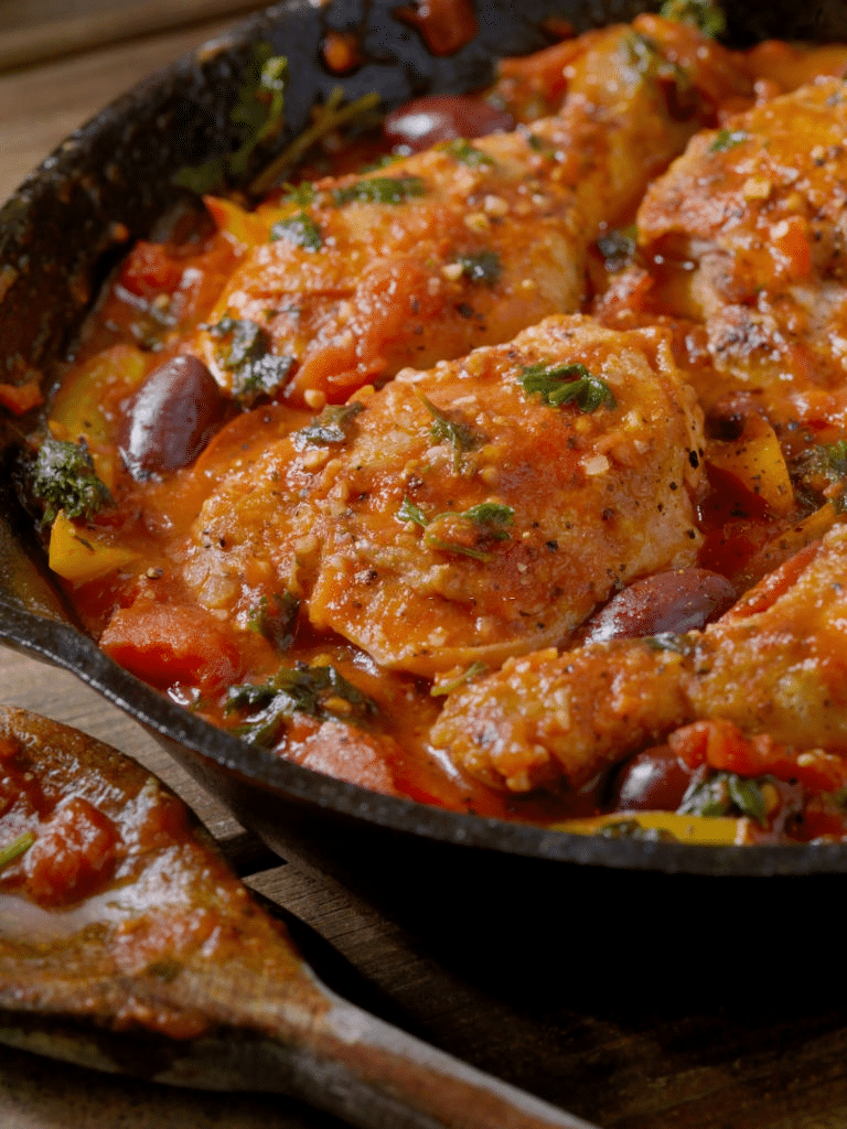 low carb chicken cacciatore