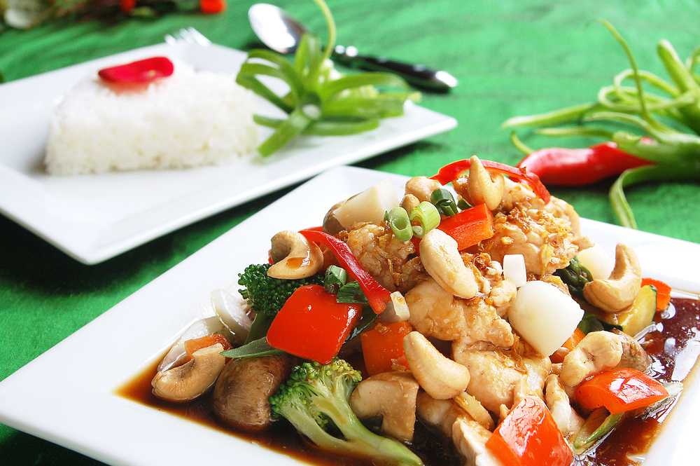 chicken with cashew nuts low carb