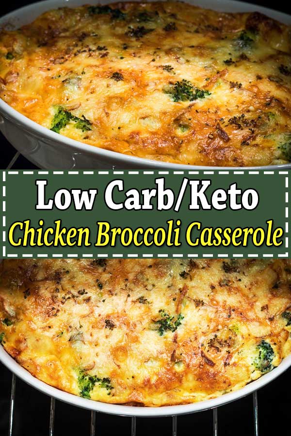 Keto Low Carb Chicken Broccoli Casserole