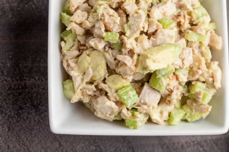 keto avocado chicken salad