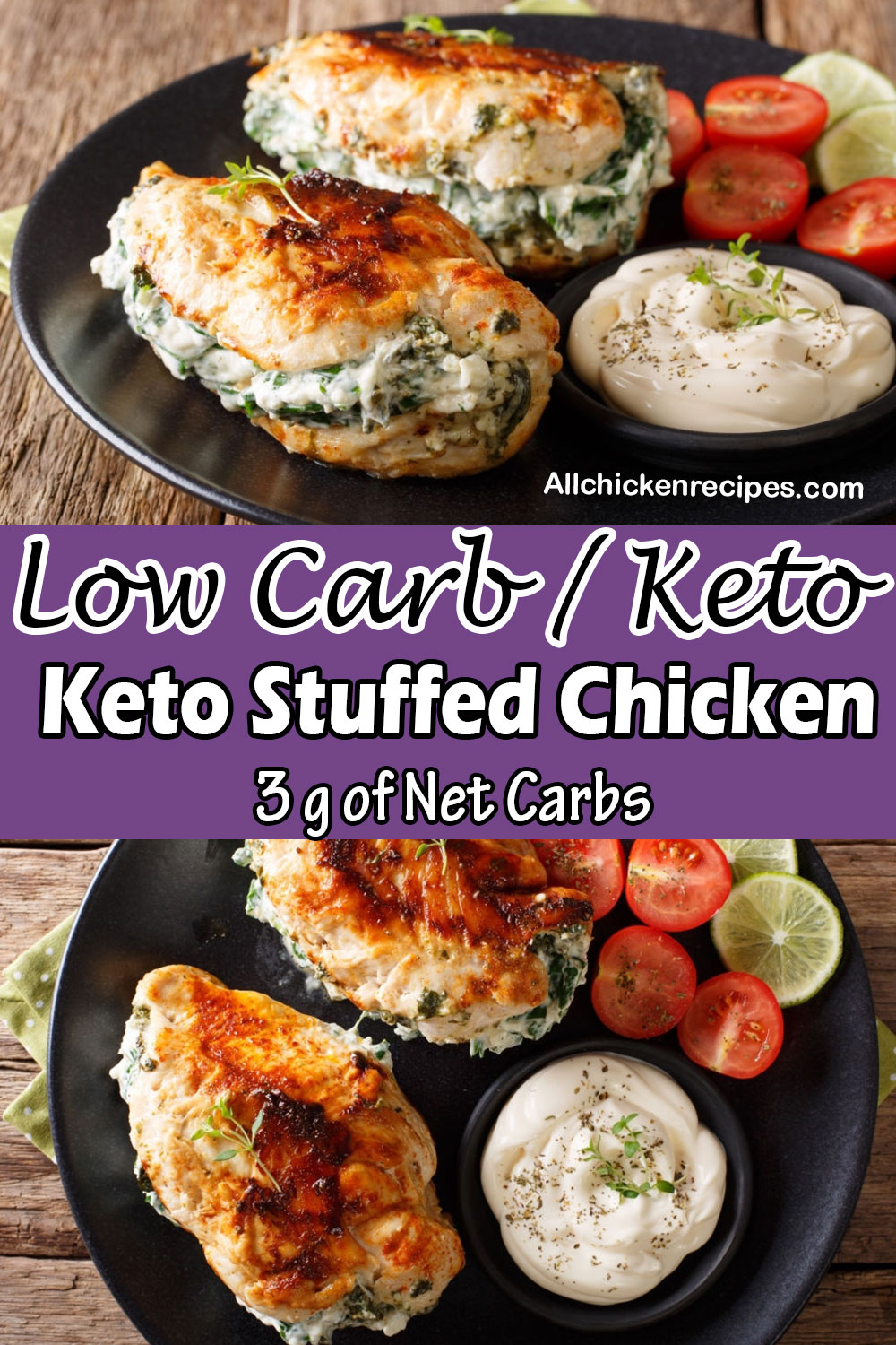 Low Carb Keto Stuffed Chicken