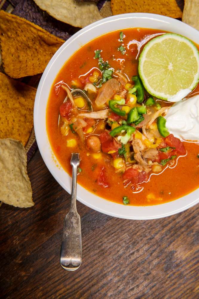 keto chicken taco soup instant pot