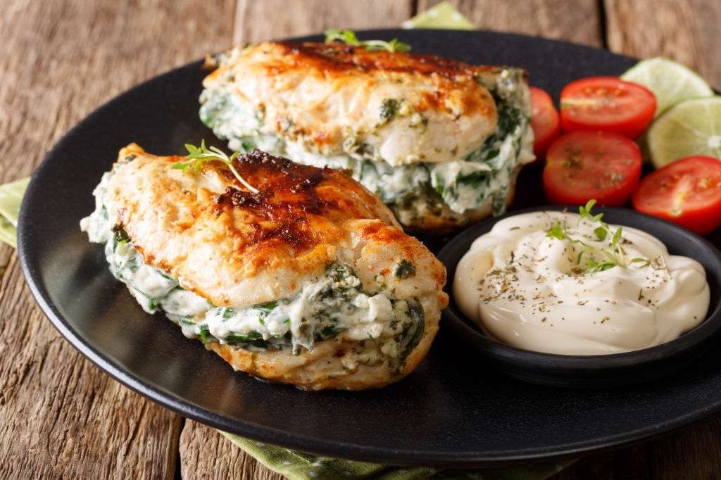 keto stuffed chicken breast