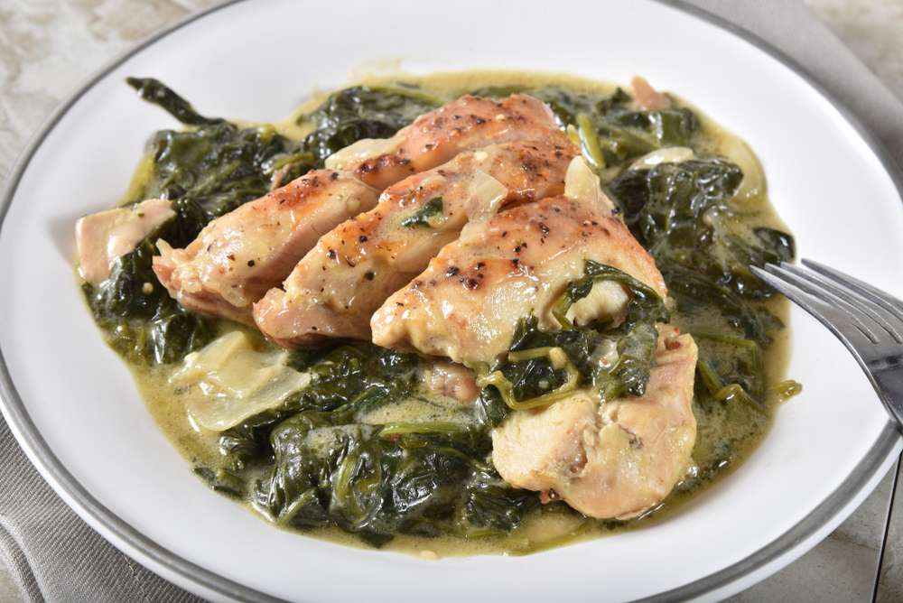 keto chicken florentine