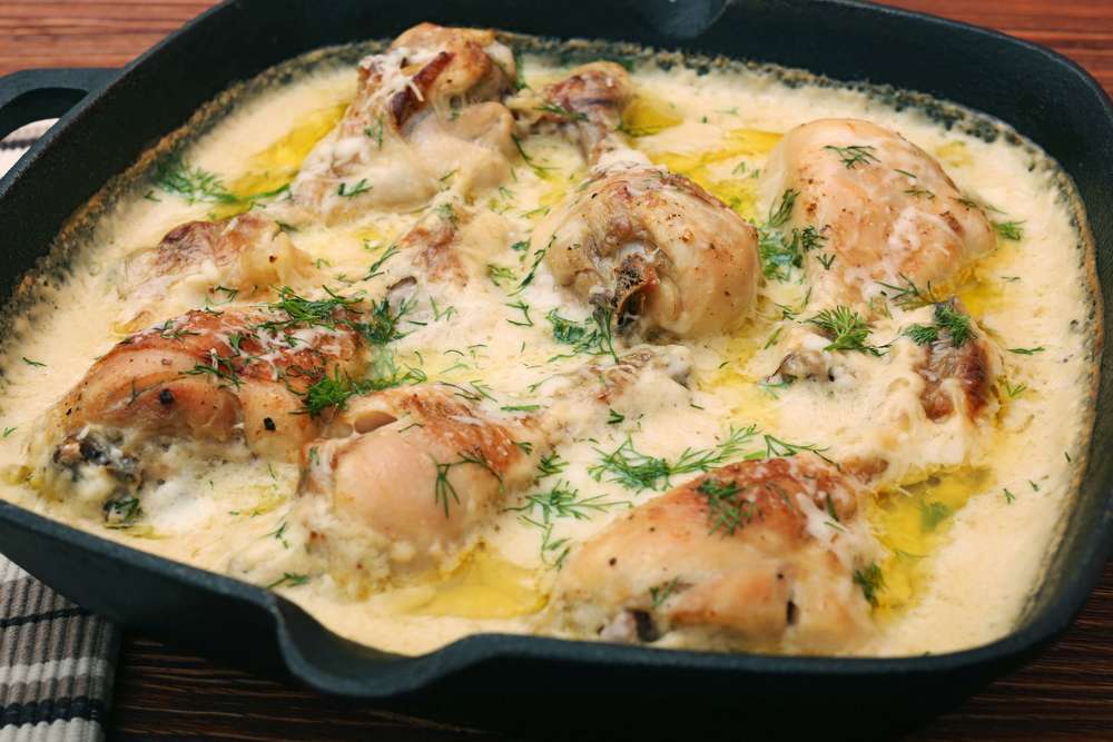 keto creamy garlic parmesan chicken