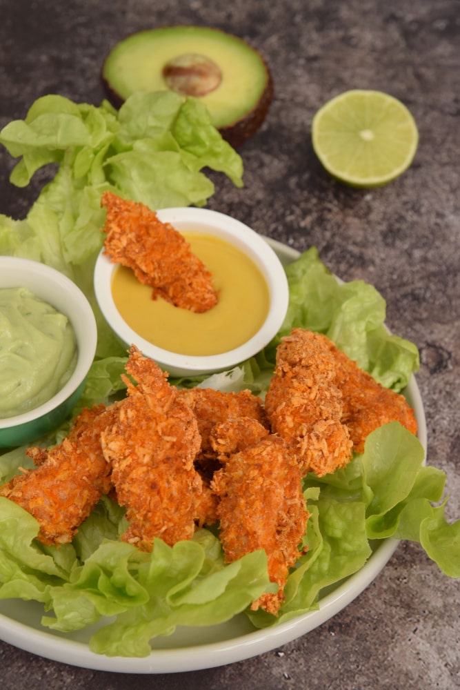 keto baked coconut chicken tenders