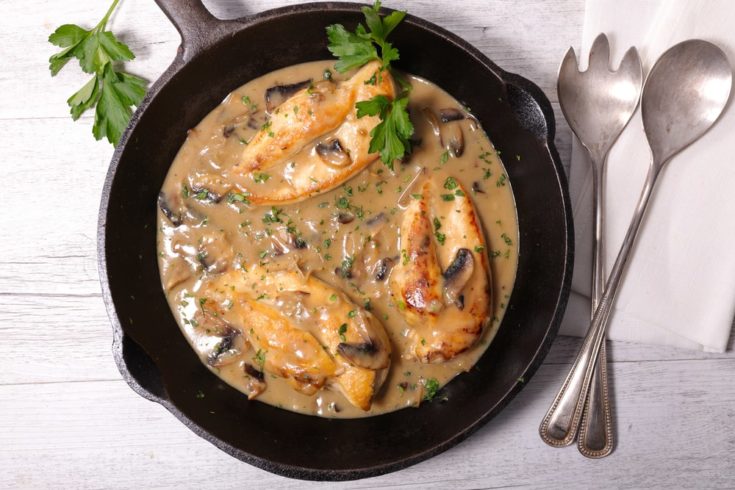 keto mushroom chicken