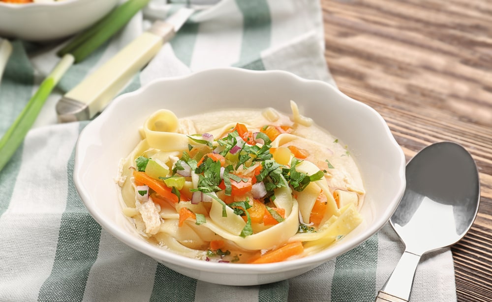 keto chicken noodle soup