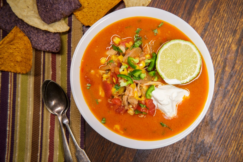 Keto Chicken Fajita Soup