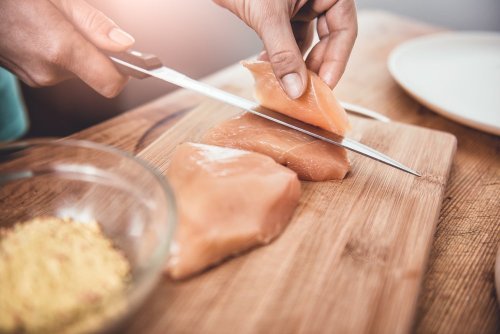 steps before cooking the chicken