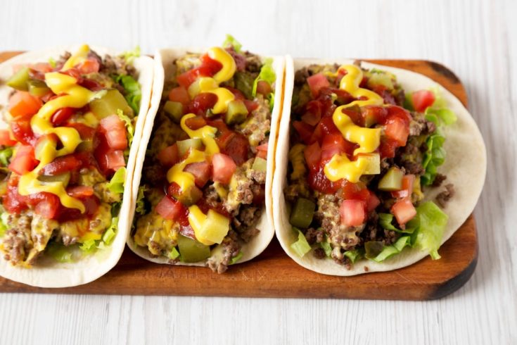 Cheeseburger tacos