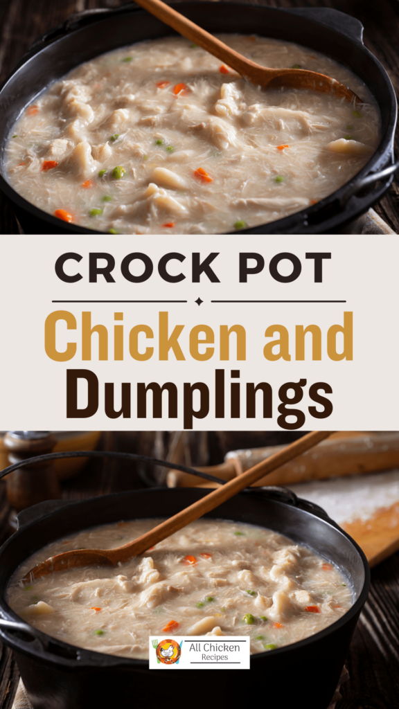 Crock Pot Creamy Chicken and Dumplings