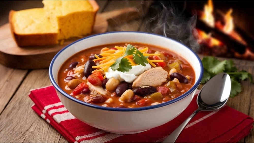 Crockpot Chicken Chili