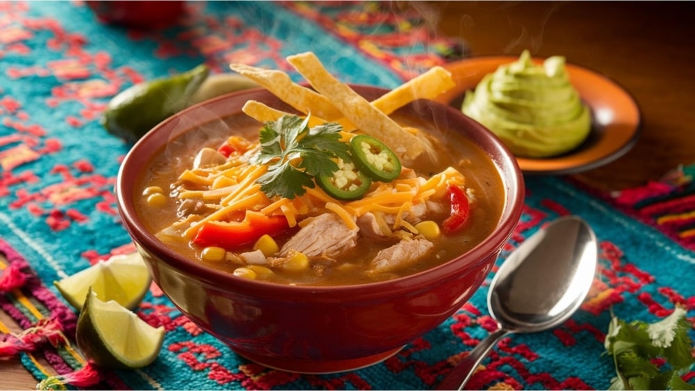 Crockpot Chicken Tortilla Soup