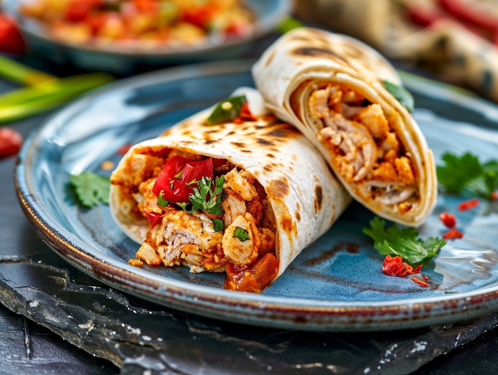 Easy Grilled Chicken Burrito