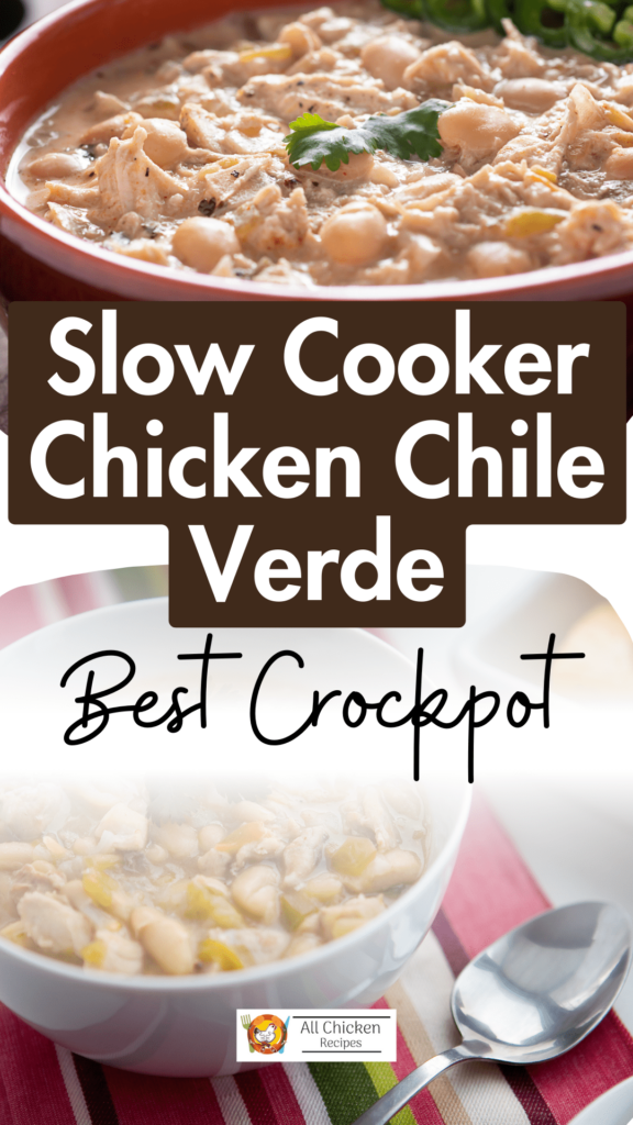 Healthy Slow Cooker Chicken Chile Verde