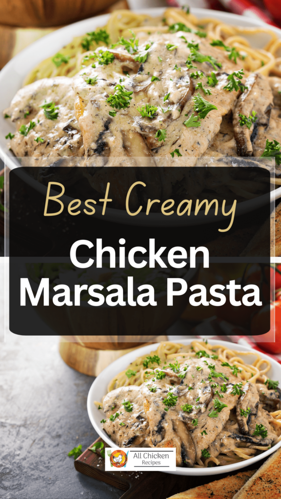 One-Pot Creamy Chicken Marsala Pasta