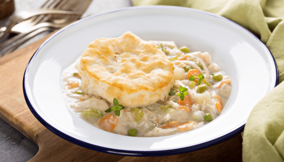 Chicken and Biscuits Casserole