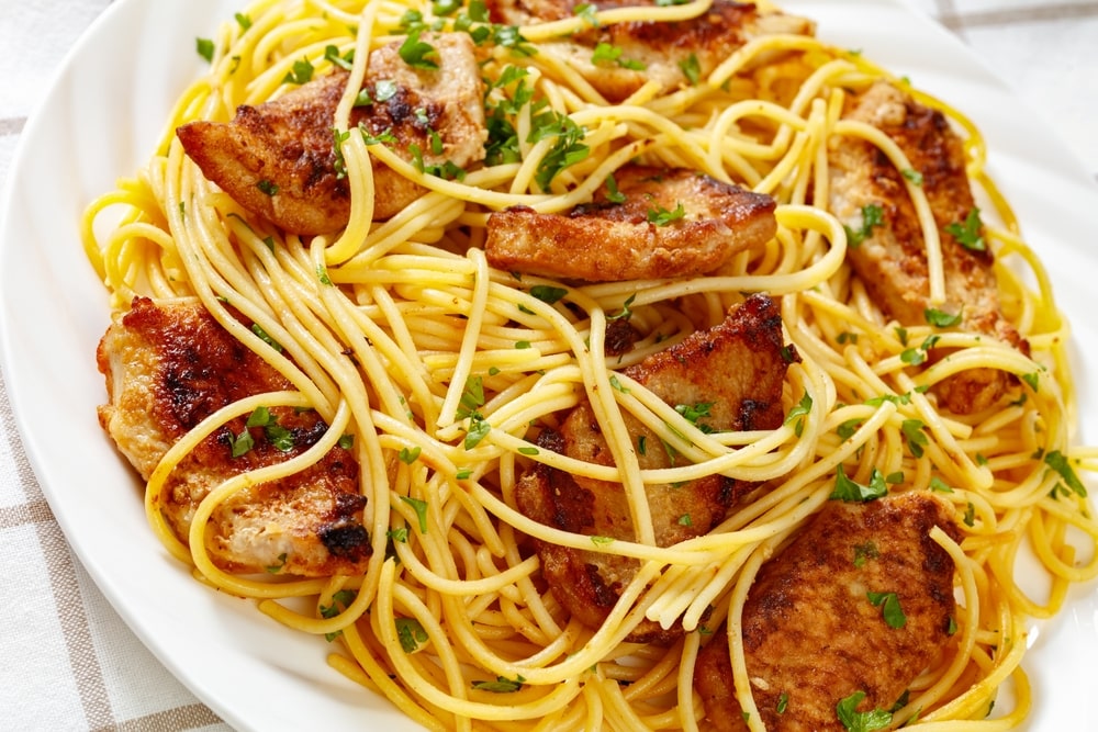 Easy Chicken Scampi