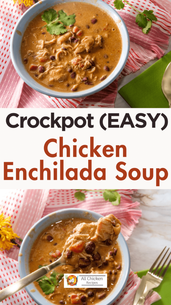 Crockpot Chicken Enchilada Soup