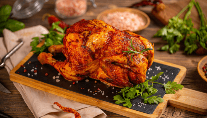 Easy Crockpot Rotisserie Chicken