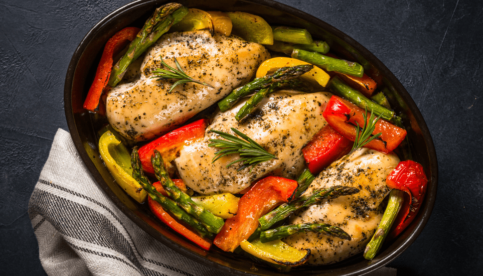 Easy Crockpot Veggies and Chicken