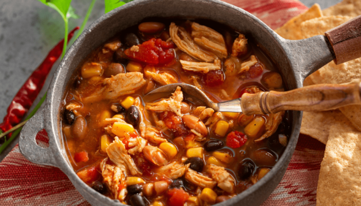 Slow Cooker Chicken Taco Soup