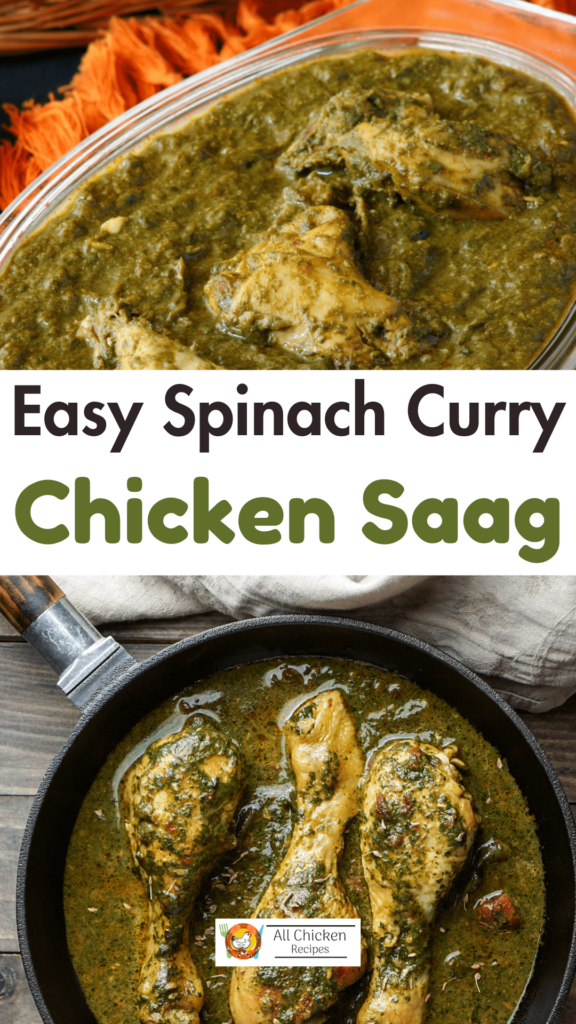 Spinach Chicken Saag Curry