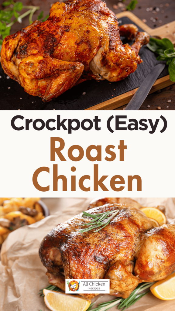 slow cooker crockpot roast chicken