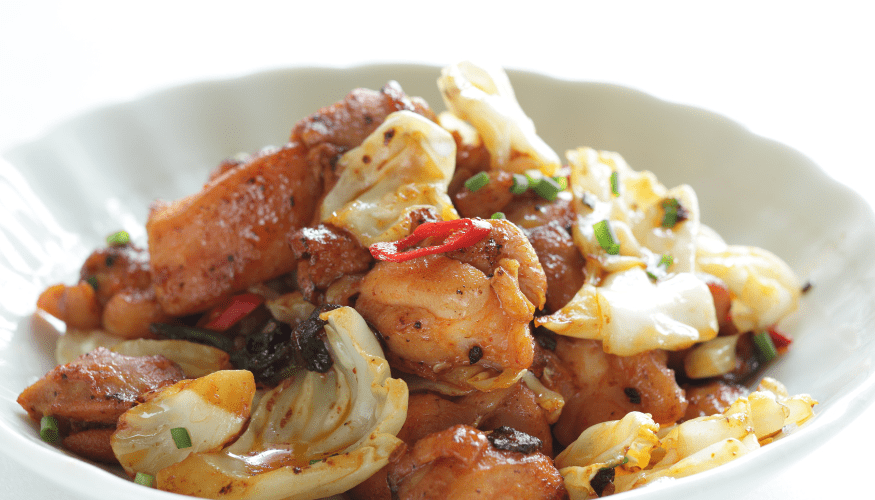 Chicken and Cabbage Stir Fry