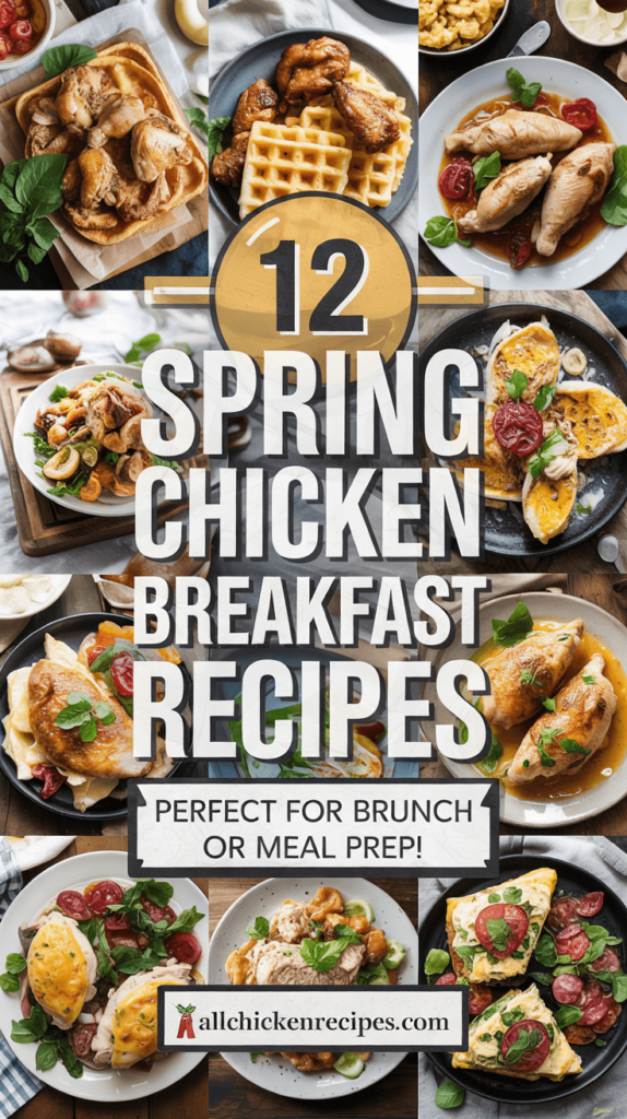 Spring Chicken Breakfast Recipe Ideas