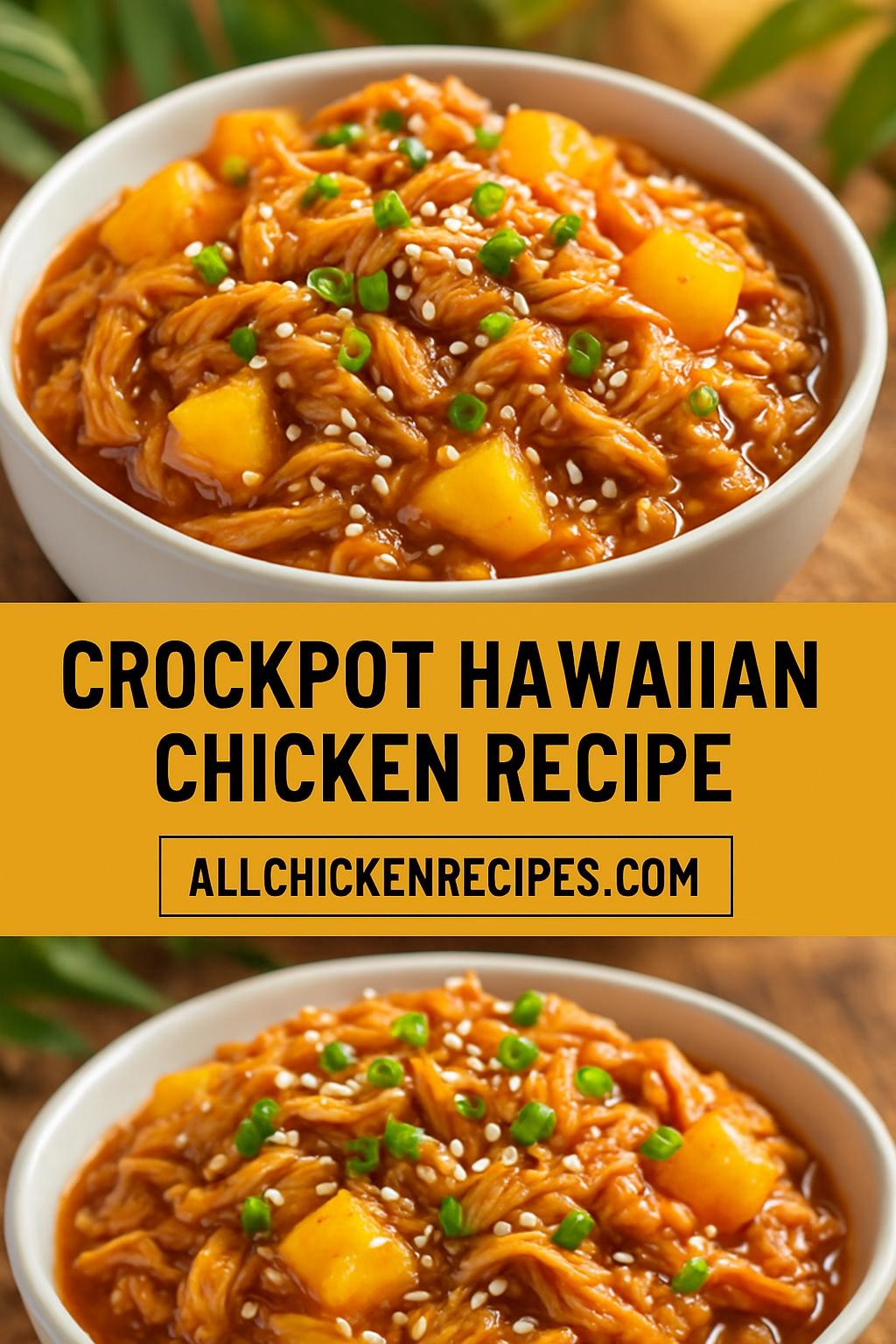 crockpot hawaiian chicken recipe