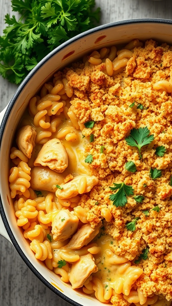 Cheesy Chicken and Rice Casserole