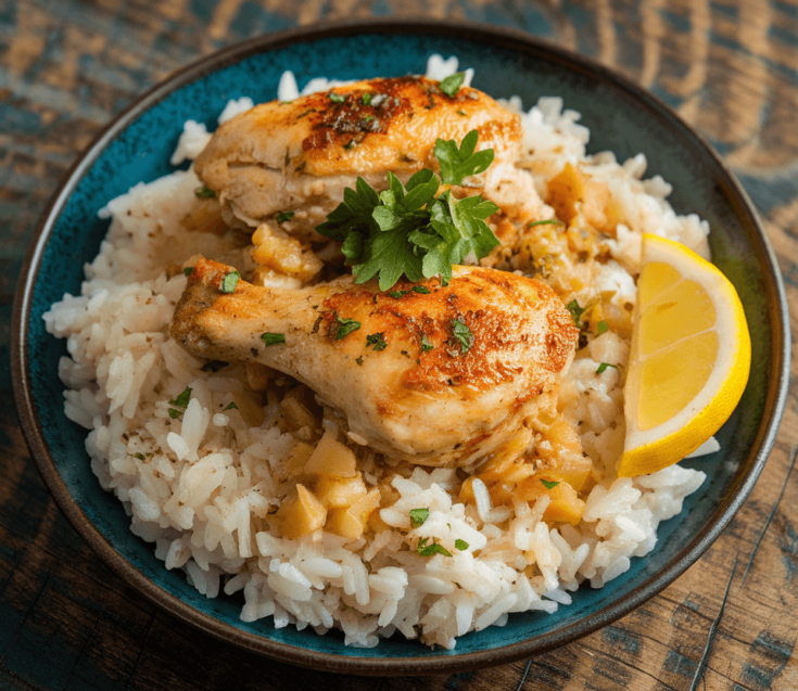 instant pot chicken and rice