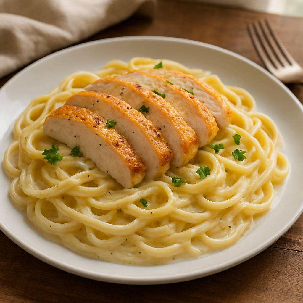 Garlic-Parmesan-Chicken-and-Pasta