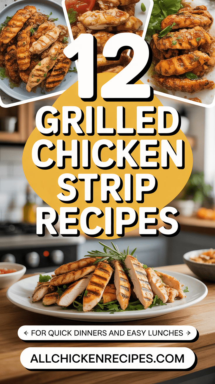 Grilled Chicken Strip Recipe Ideas