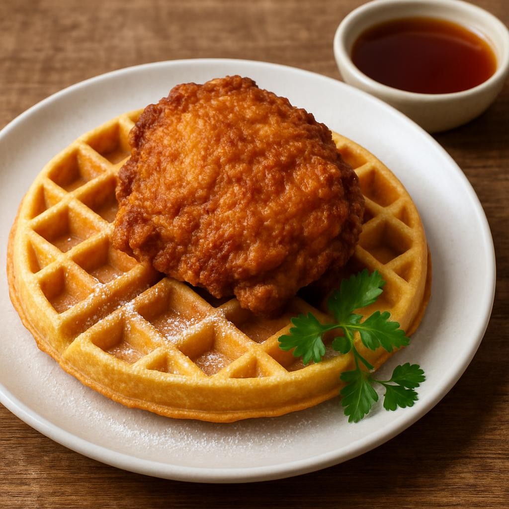 Keto Chicken and Waffles recipe