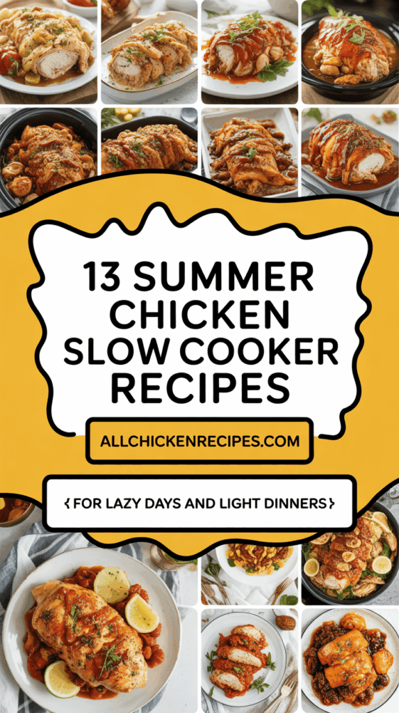 Summer Chicken Slow Cooker Recipe Ideas