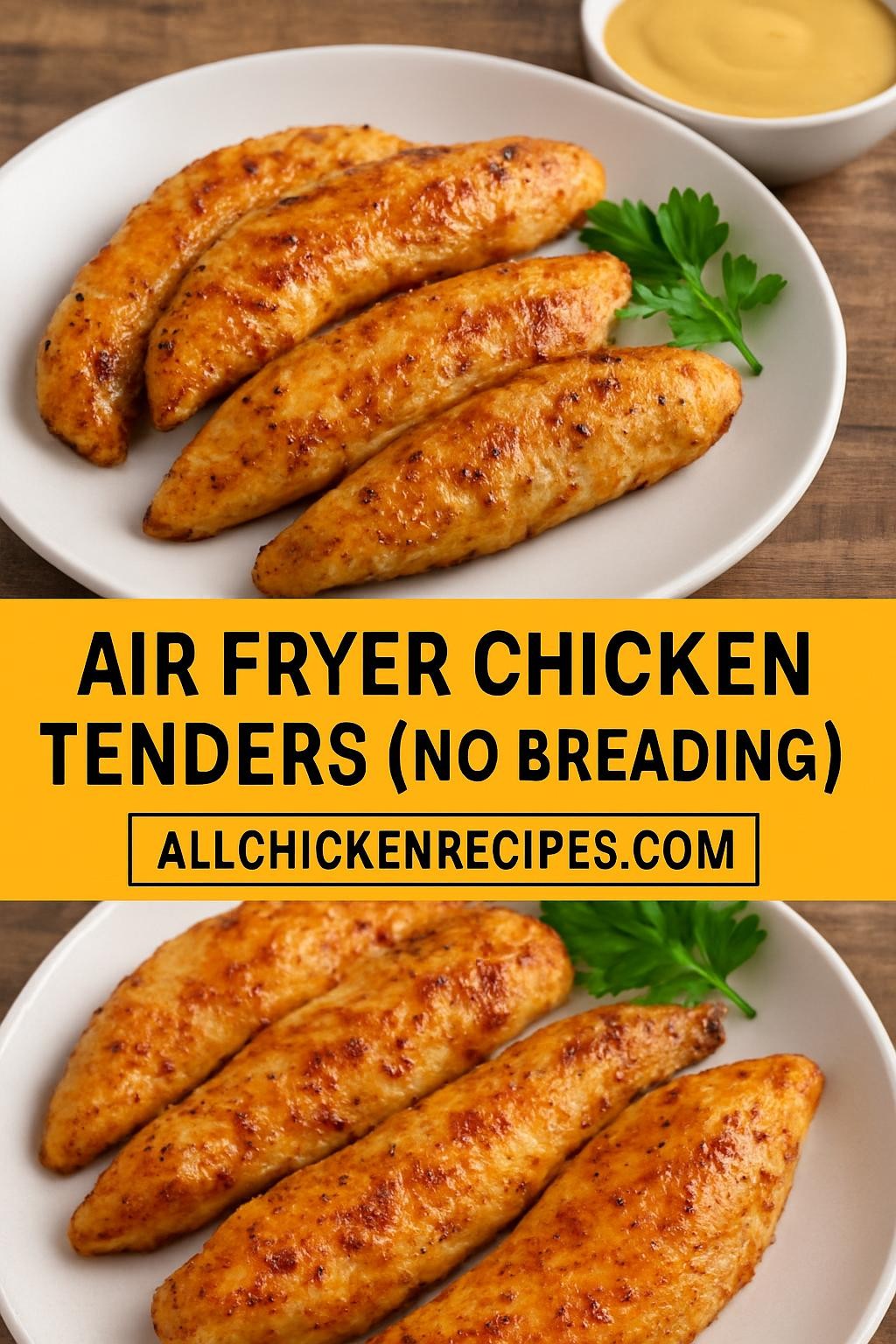 Air Fryer Chicken Tenders (No Breading)