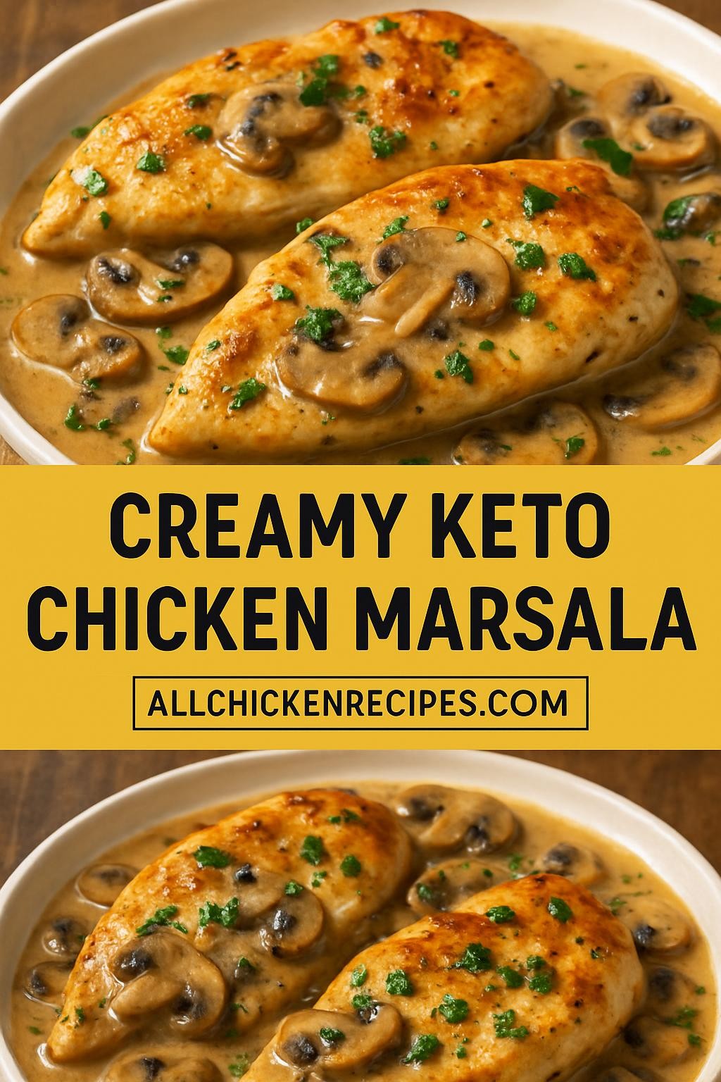 Creamy Keto Chicken Marsala