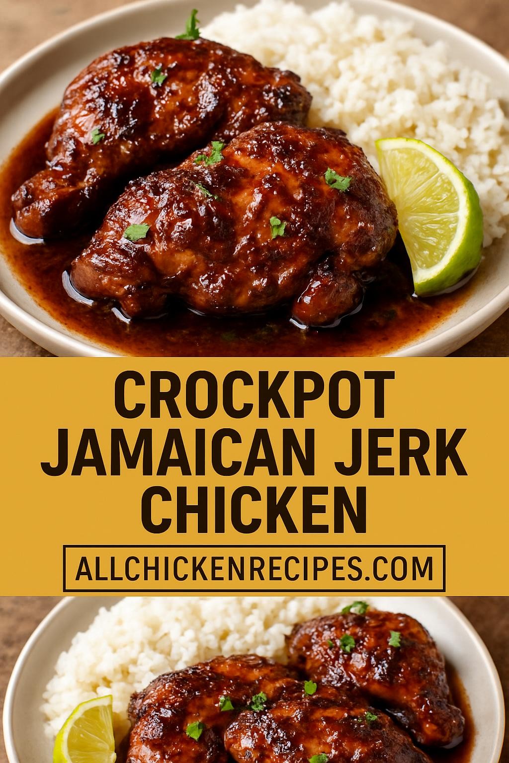 Crockpot Jamaican Jerk Chicken