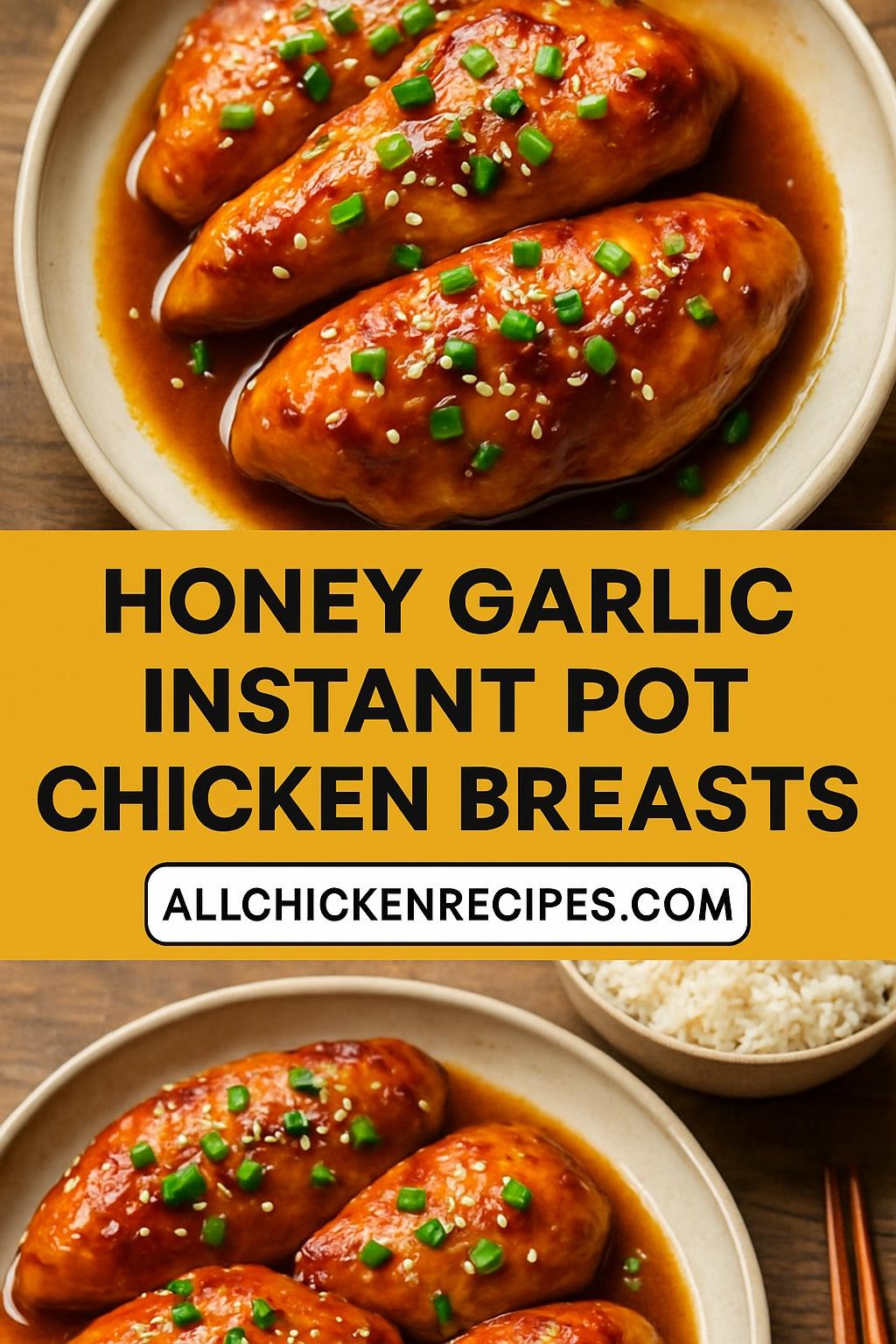 Honey Garlic Instant Pot Chicken Breasts