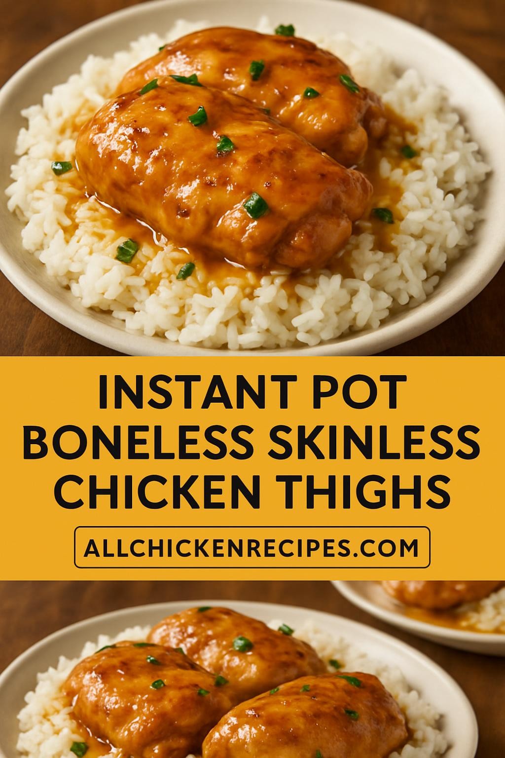Instant Pot Boneless Skinless Chicken Thighs