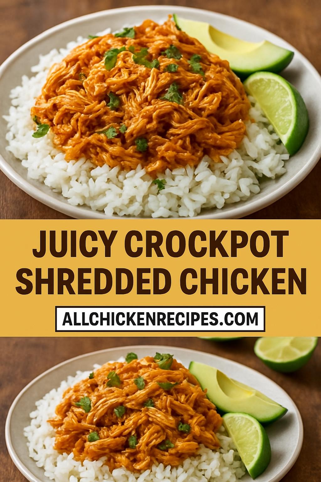 Juicy Crockpot Shredded Chicken