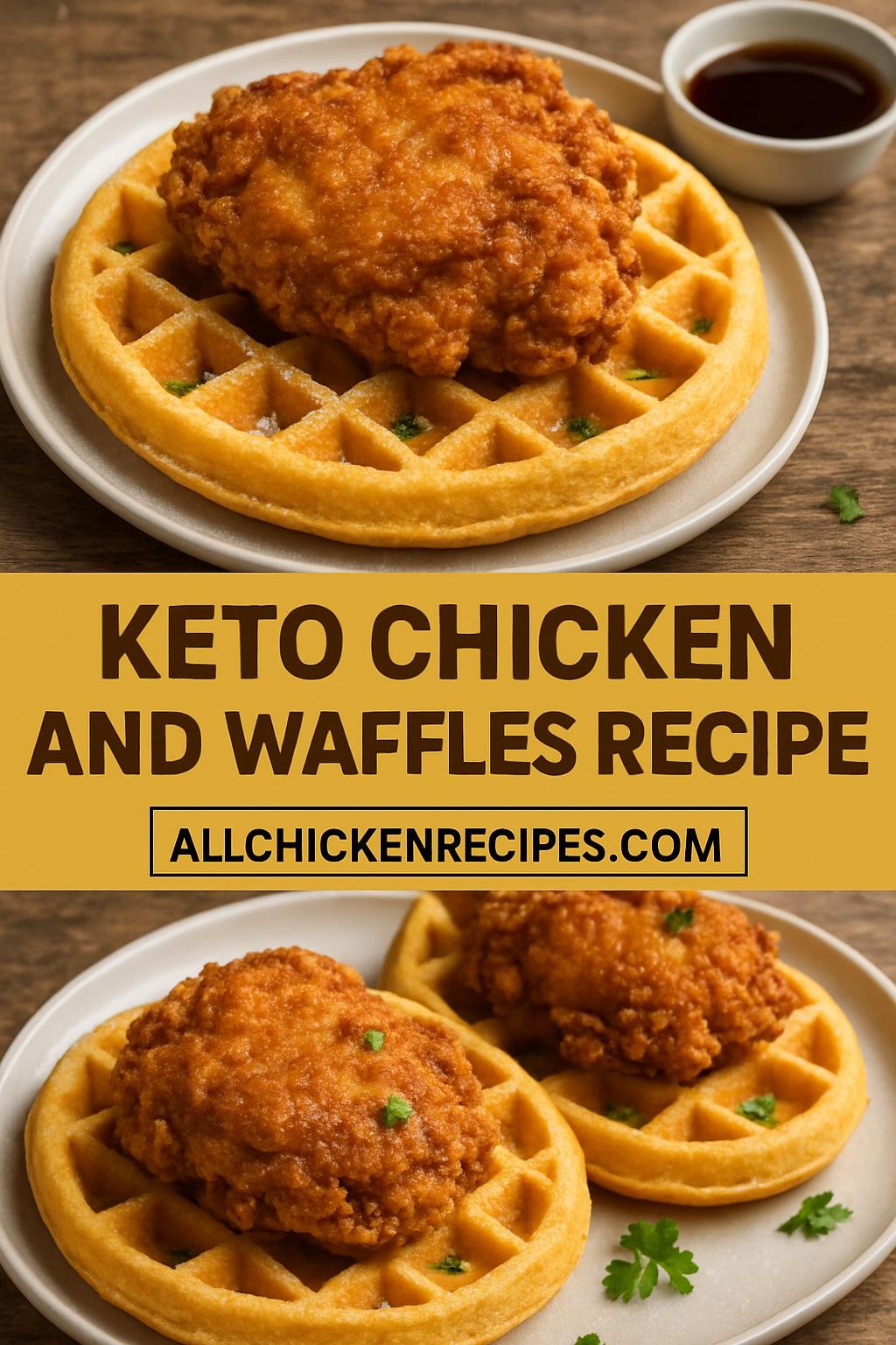 Keto Chicken and Waffles recipe
